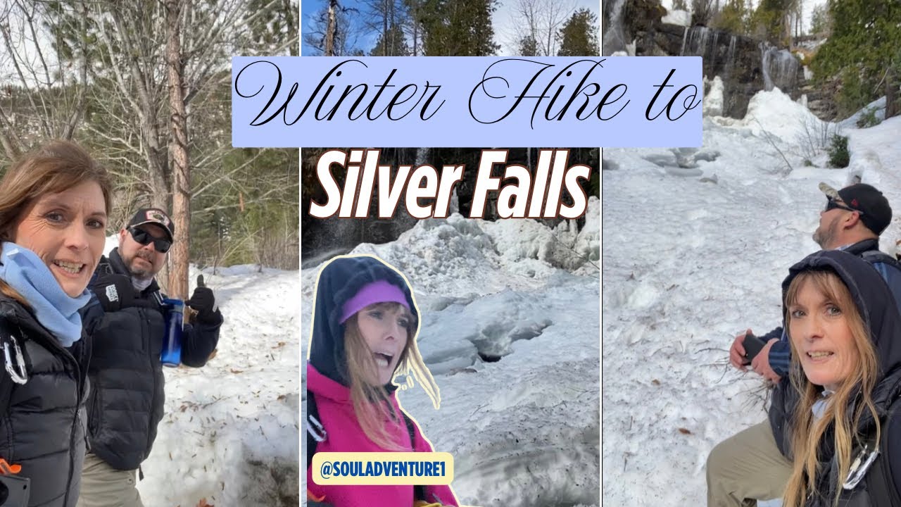 Winter hike to Silver Falls