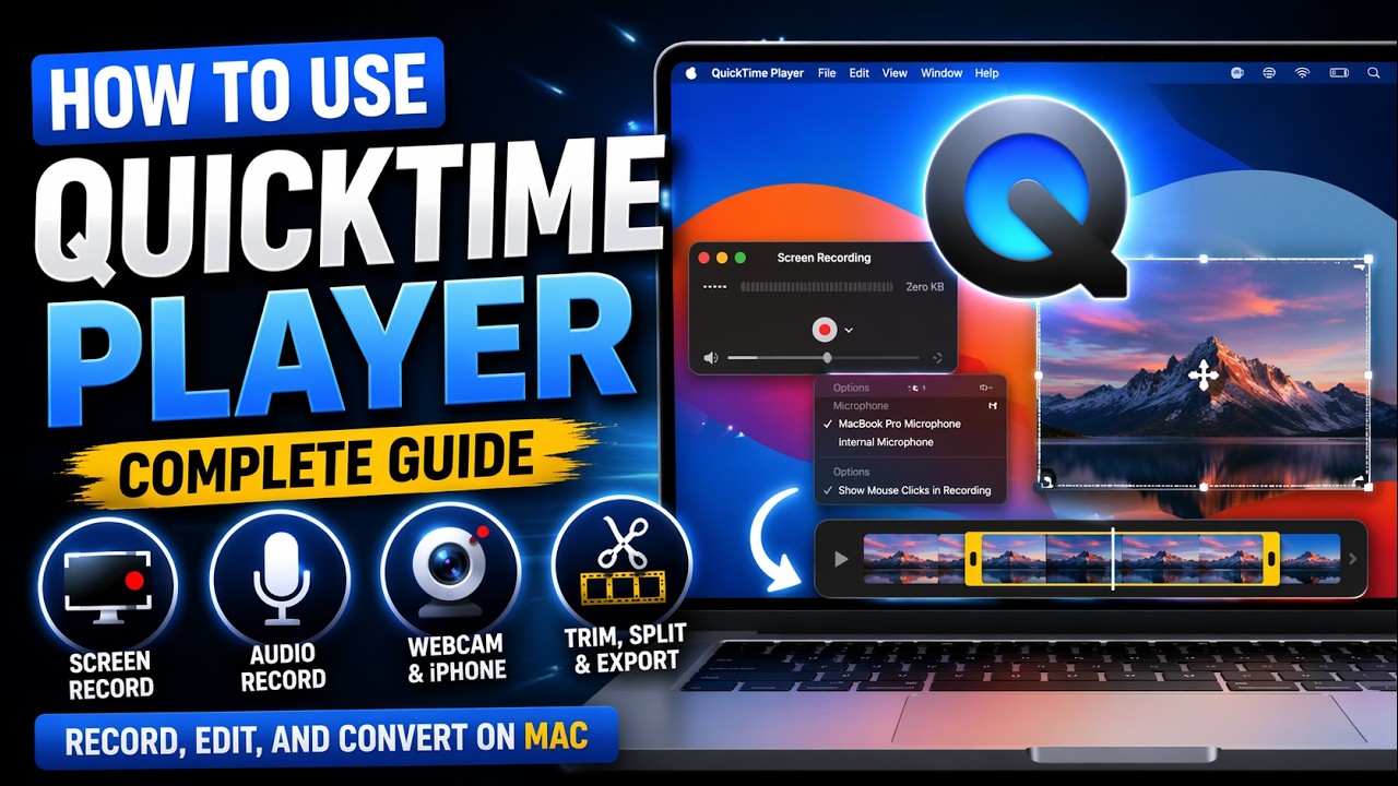 Mastering QuickTime Player for MacOS: A Complete Guide | Geeksphere + IT Tech