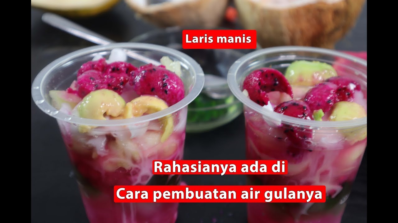 Rahasia es bugar terletak di air gulanya