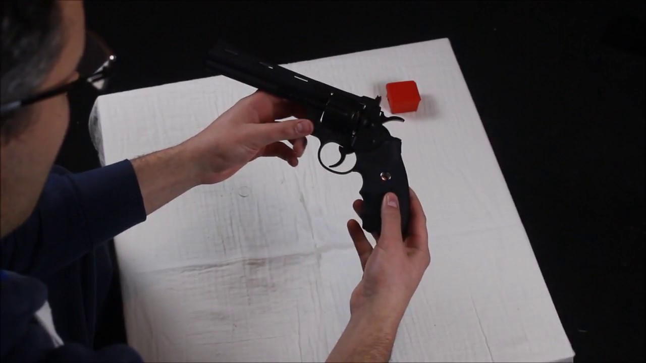 Test von CO2 Revolver Colt Python 357 - Super Schussbild für wenig Geld