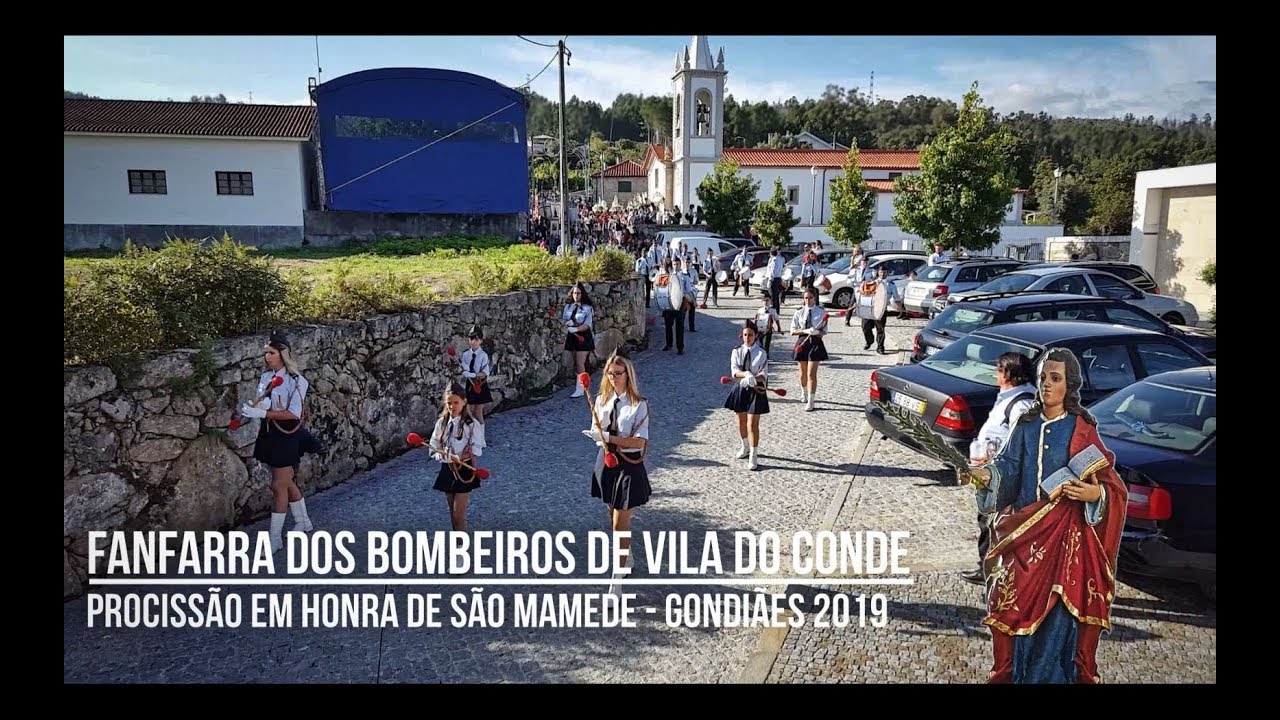 Fanfarra Bombeiros Vila do Conde - Procissão São Mamede - Gondiães 2019