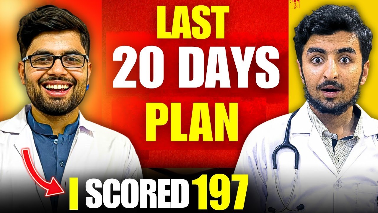 MDCAT Preparation in 1 month|Mdcat TOPPER Motivation for 2026‼️