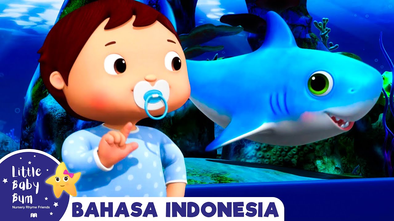 Tarian Bayi Hiu・Lagu Anak-Anak・Baby Shark Dance・Kids Cartoons・Little Baby Bum