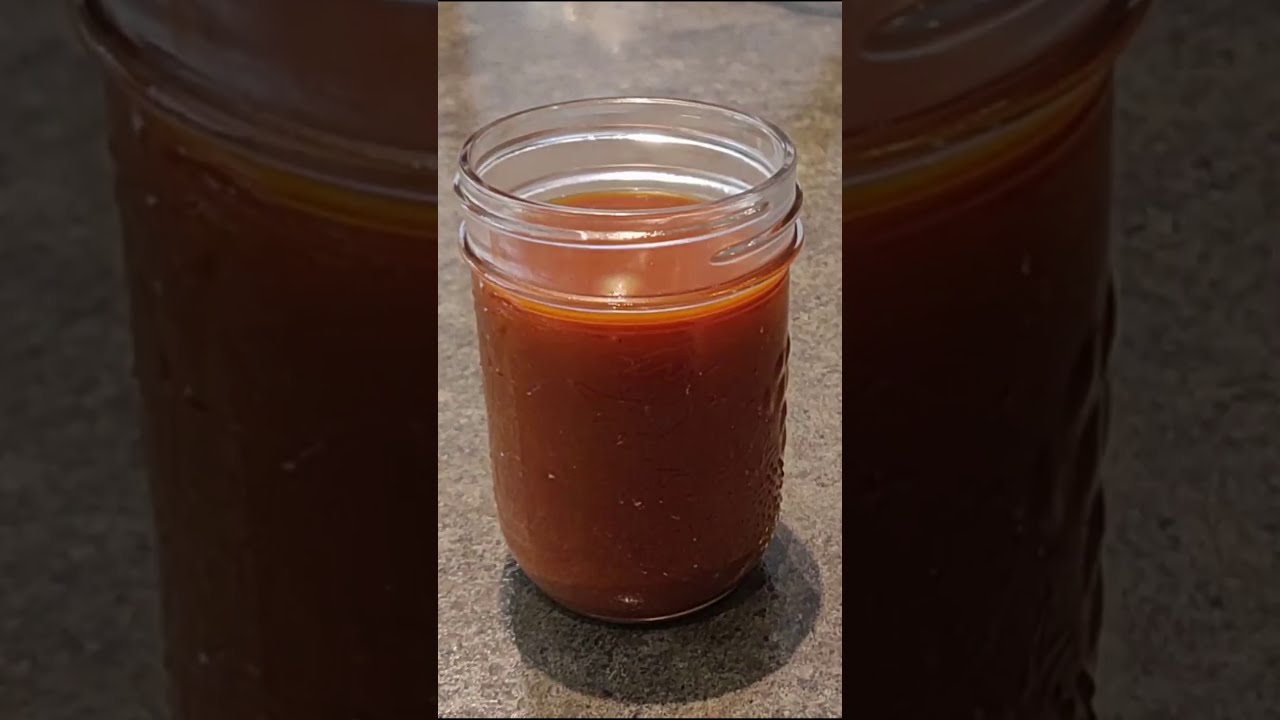 4 Ingredient Homemade Salted Caramel NO corn syrup and NO thermometer #Shorts