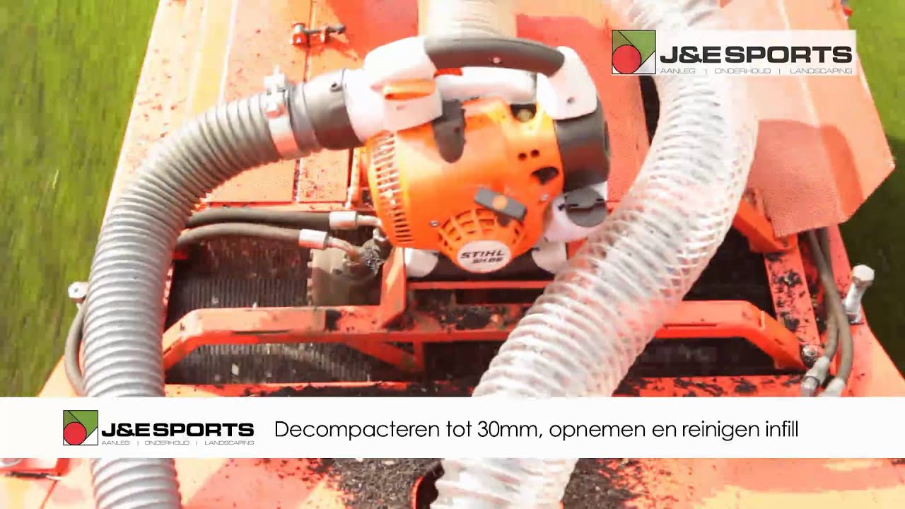 J&E Sports Onderhoud kunstgras voetbalvelden