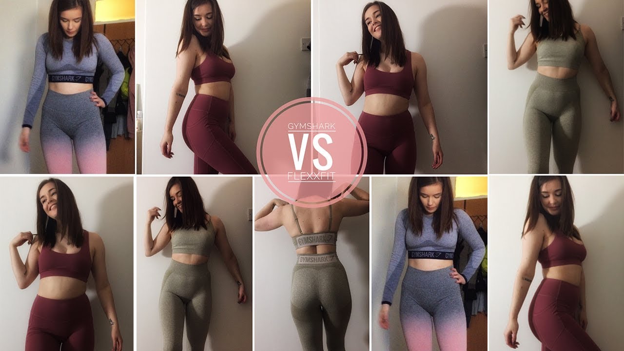 Active-wear try on haul! Gymshark high waisted flex hit or miss??