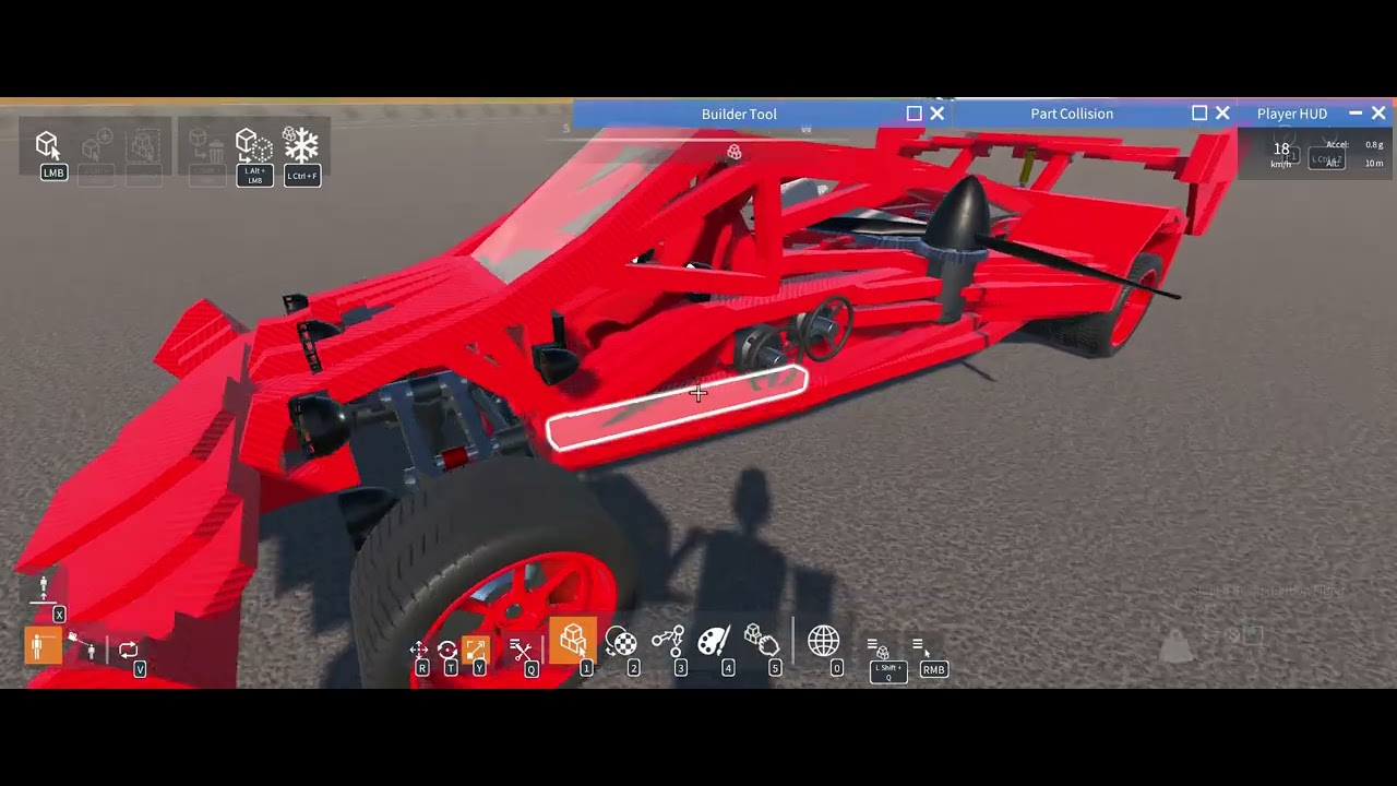 GearBlocks can also be cool beyond the limits (My LMP Race Car)