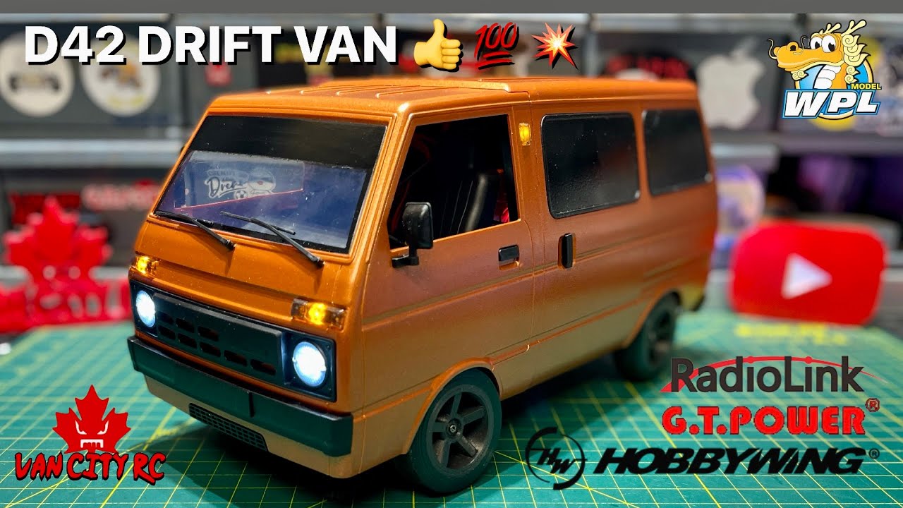 WPL D42 Drift Van Project Complete & Ready to Drift
