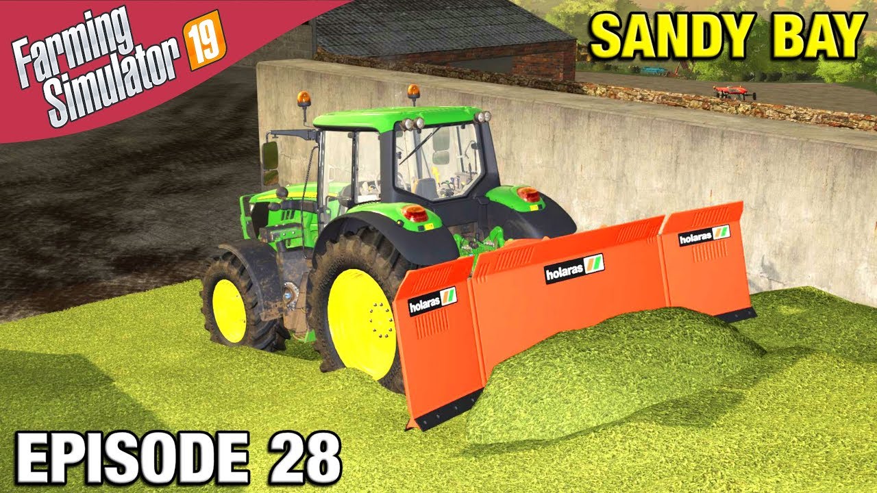 LEVELING AND COMPACTING Farming Simulator 19 Timelapse - Sandy Bay Seasons FS19 Ep 28
