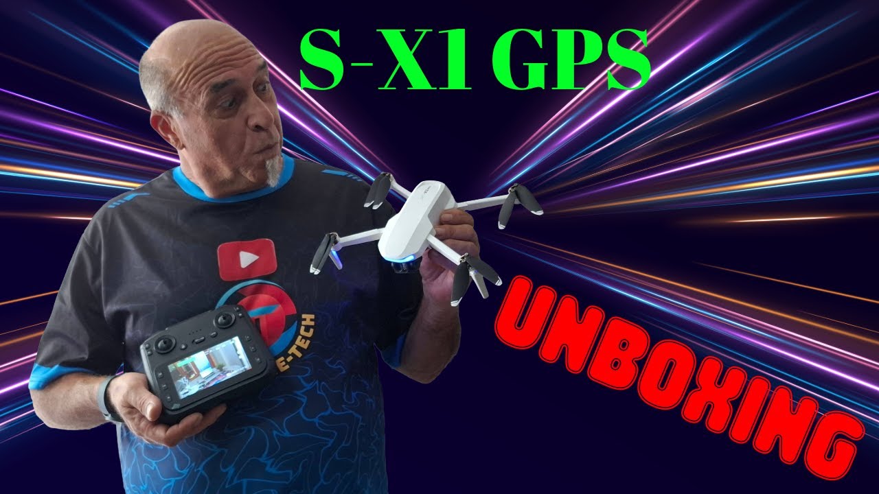 UNBOXING DRONE ECONOMICO S-X1 CON GIMBAL E  GPS