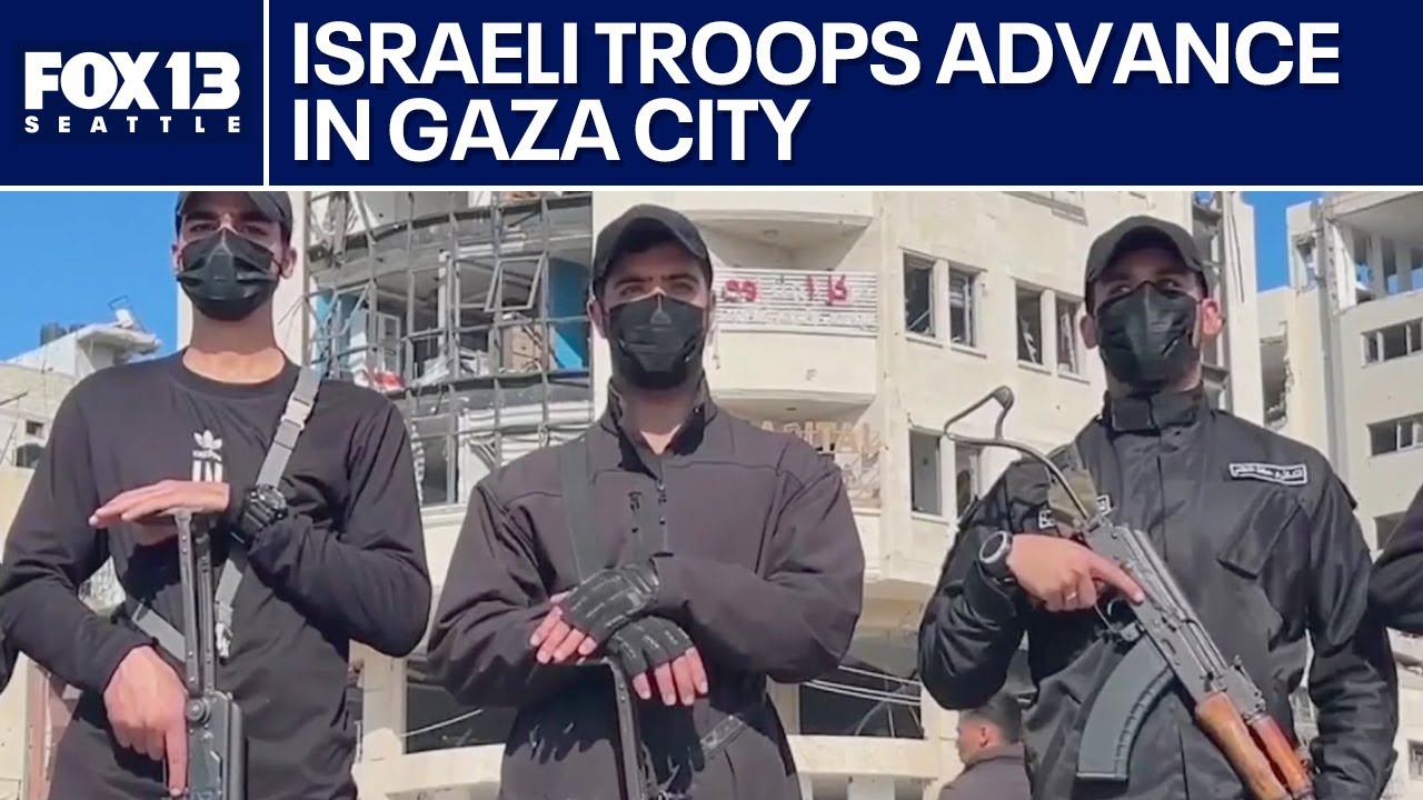 Gaza in chaos as Israeli troops advance