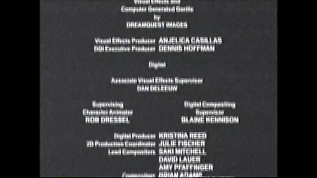 Mighty Joe Young (1998) End Credits (TNT 2007)