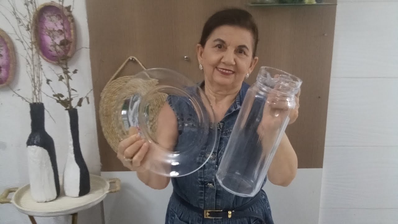 Tem VIDROS AI ? NUNCA IMAGINEI que FICARIA Tão LINDO/BY Socorro Rodrigues #artesanato #diy 