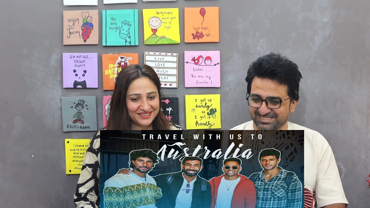 Pak Reacts to The Australia Travel Vlog ft. ‪@JaspritBumrah1993‬ , Tilak Varma, Shivam Dube and more