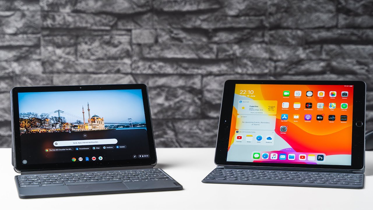 Vergleich: Lenovo Duet Chromebook VS Apple iPad 7 | Deutsch