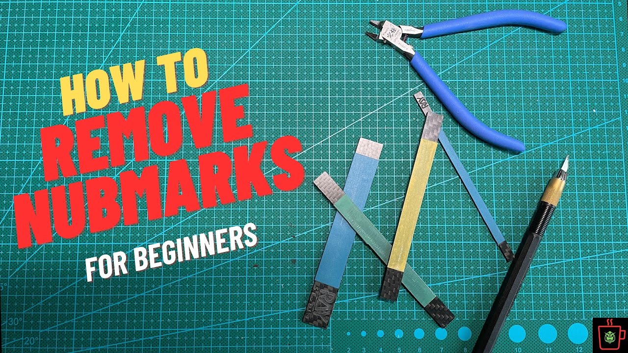 How To: Remove nub marks - Gunpla Tutorials