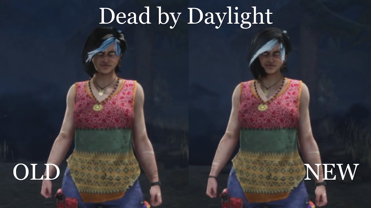 Haddie Kaur all cosmetics old vs new side-by-side comparison (DBD)