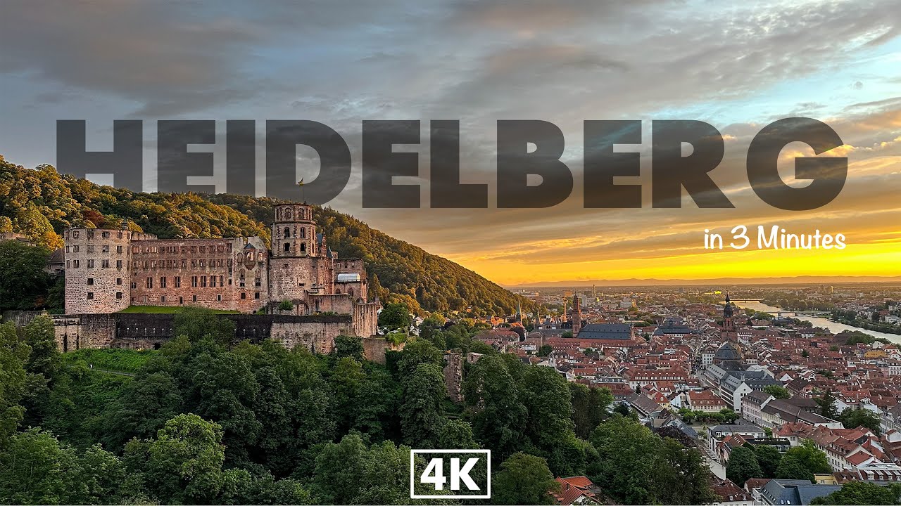 🇩🇪 Heidelberg - Germany’s Fairytale City in 3 minutes | Drone + Pocket [4K]