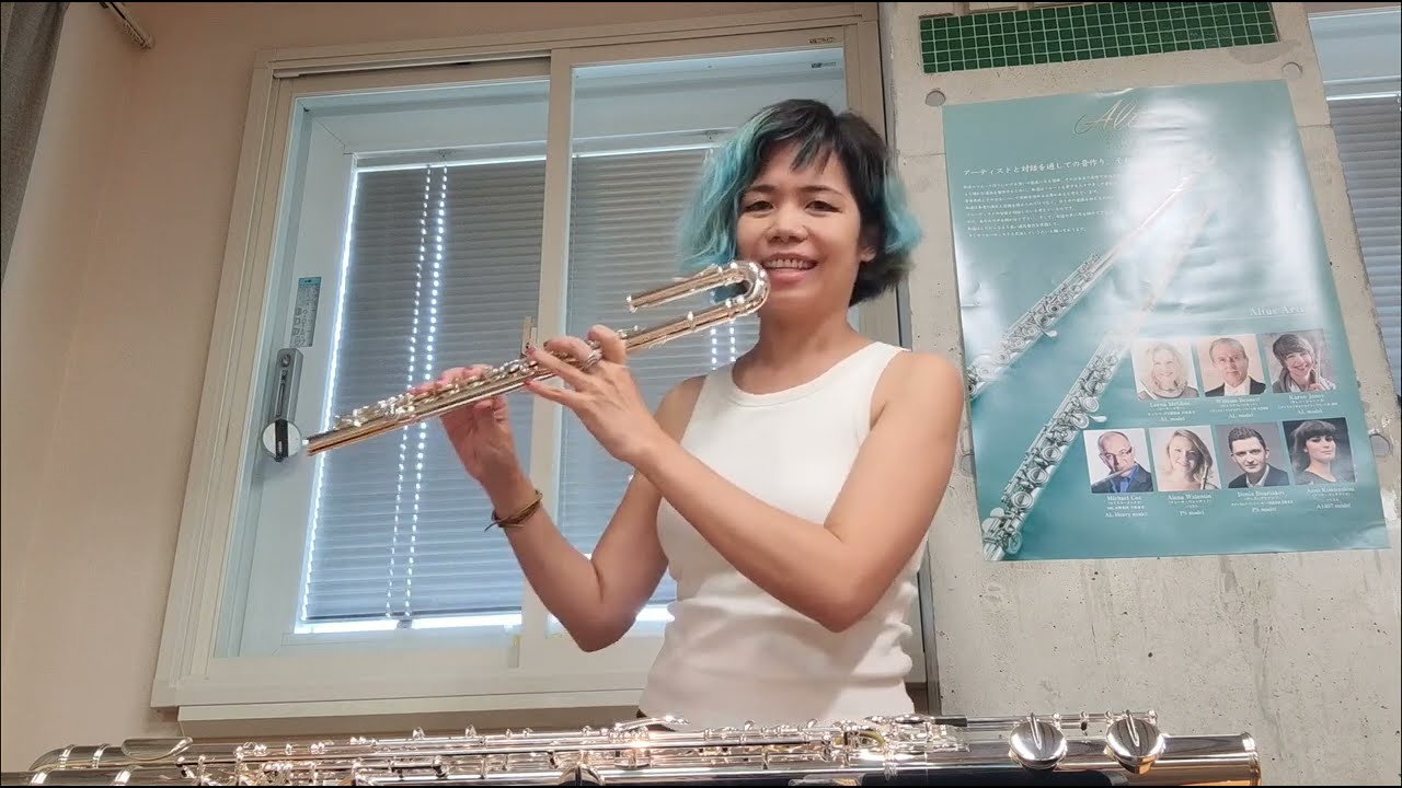 Short review on Yamaha Flute 222 with Jupiter curved headjoint - Huong Thu Le flutist