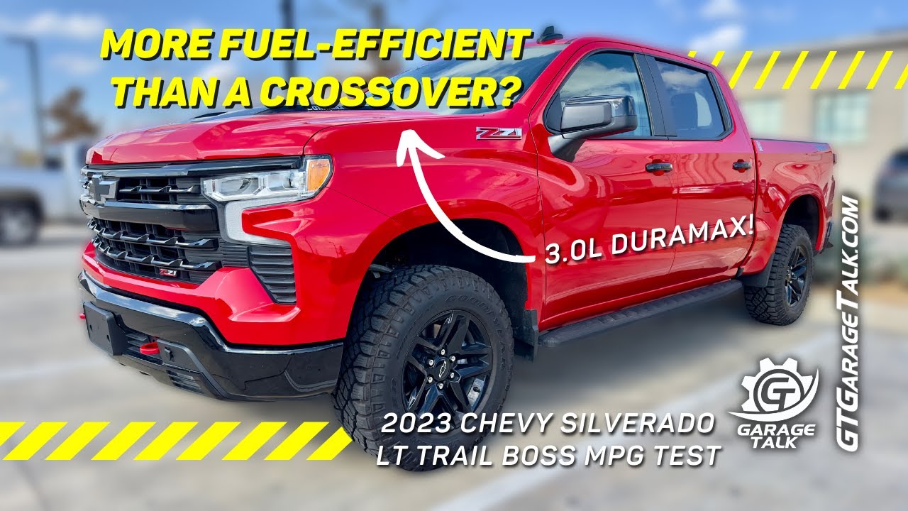 Chevrolet Silverado Trail Boss 2023 года с Duramax: неожиданный тест расхода топлива на шоссе