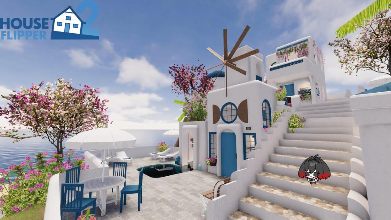 【掃除ゲーム】House Flipper 2 - Santorini needs help