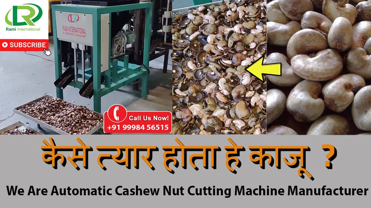 Automatic Cashew Nut Cutting Machine Manufacturer And Suppliers | Kaju Cutting Machine | RAMI Brand