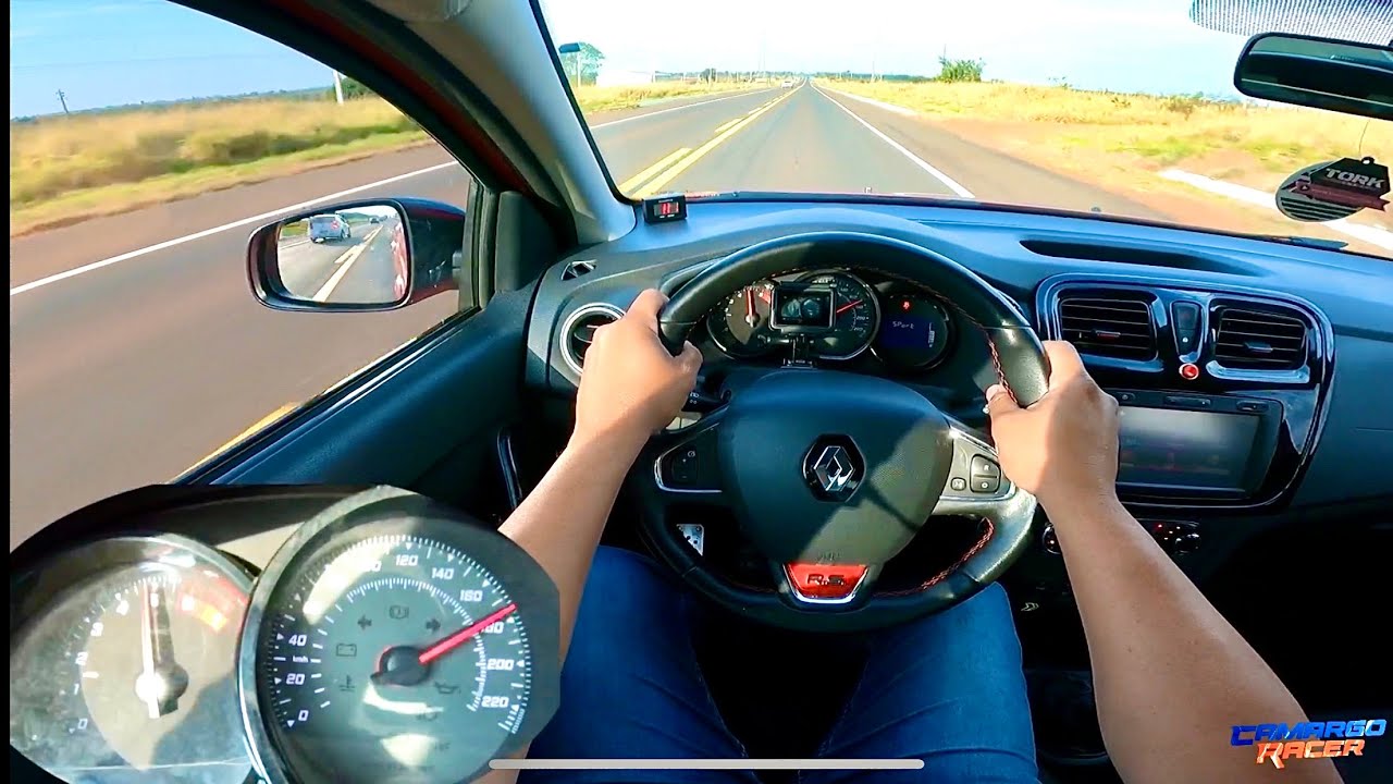 RENAULT SANDERO RS PHASE II POV Test Drive By Camargo racer