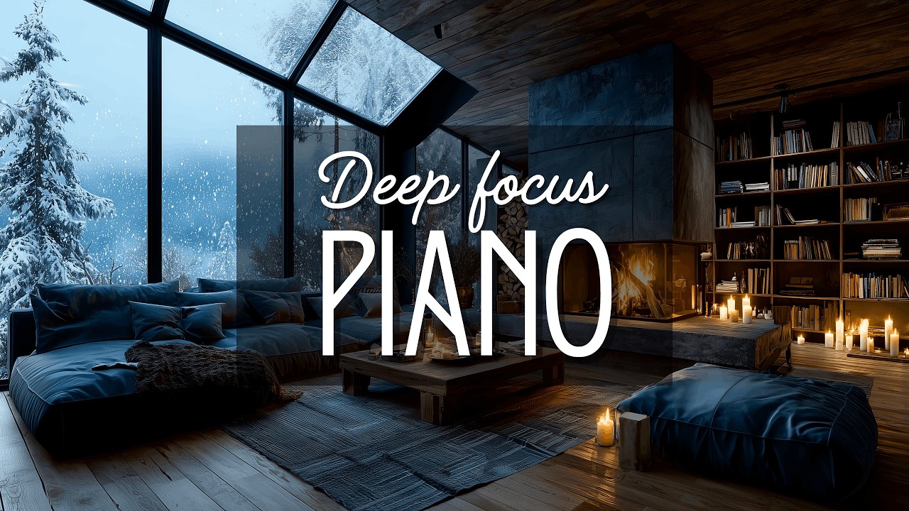 Deep Focus Piano – 3 Hours of Piano Music for Long Focus