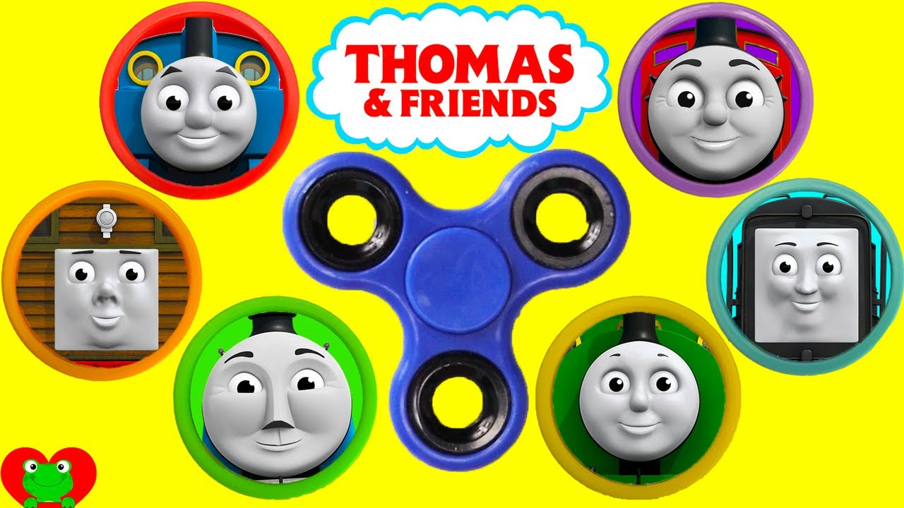 Thomas The Train Fidget Spinner Play Doh Surprises Learn Colors