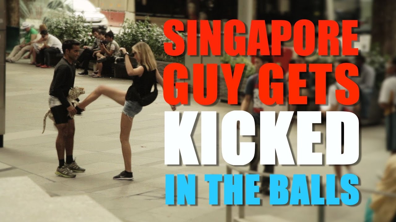 Getting Kicked In The Nuts in Public!