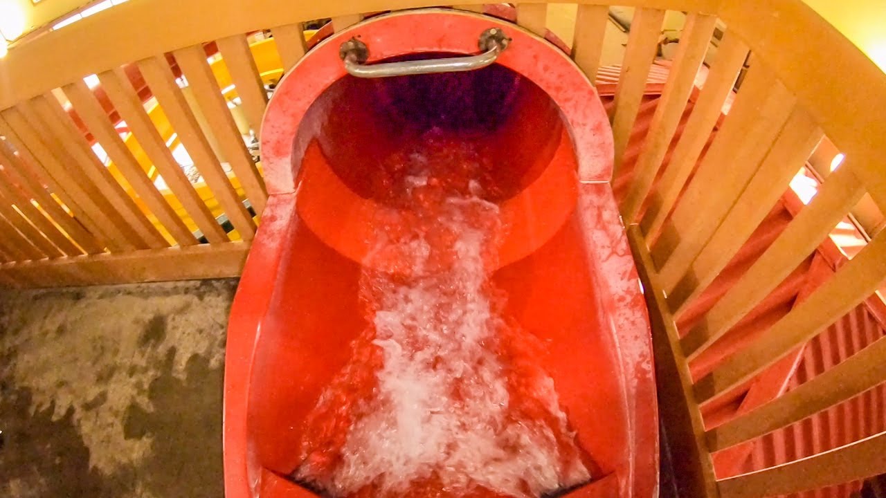 Red Totem Towers Water Slide | Great Wolf Lodge Sandusky