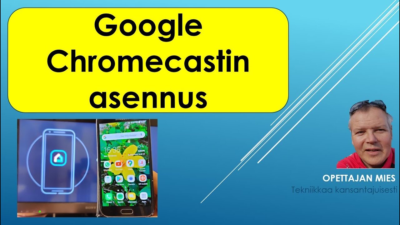 Google Chromecastin asentaminen