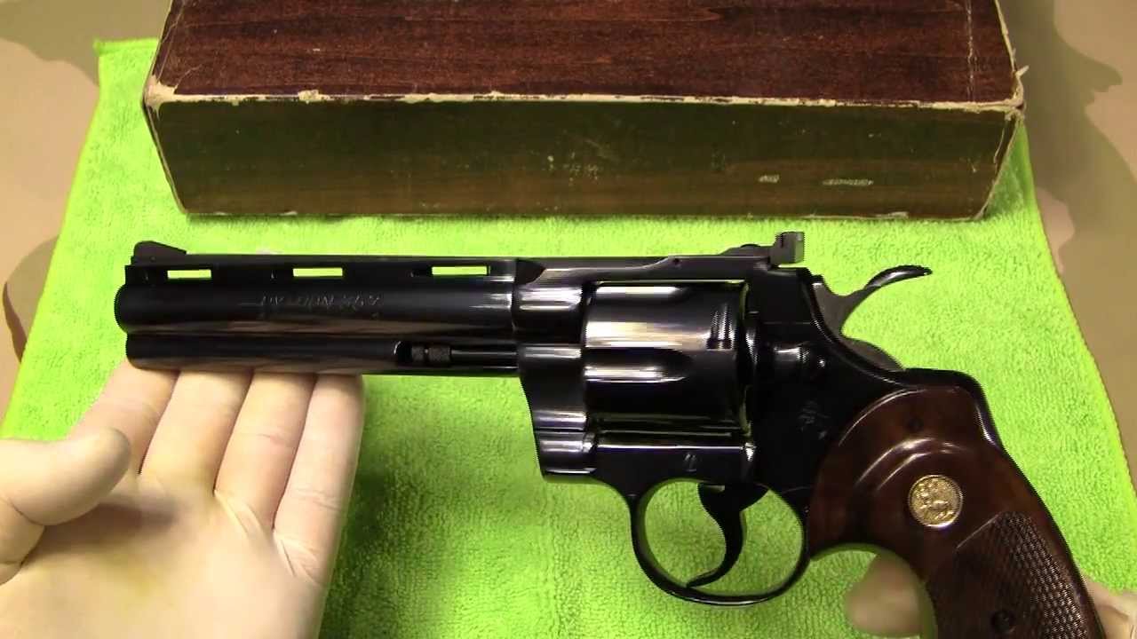 Нестреляный Colt Python 1975 года