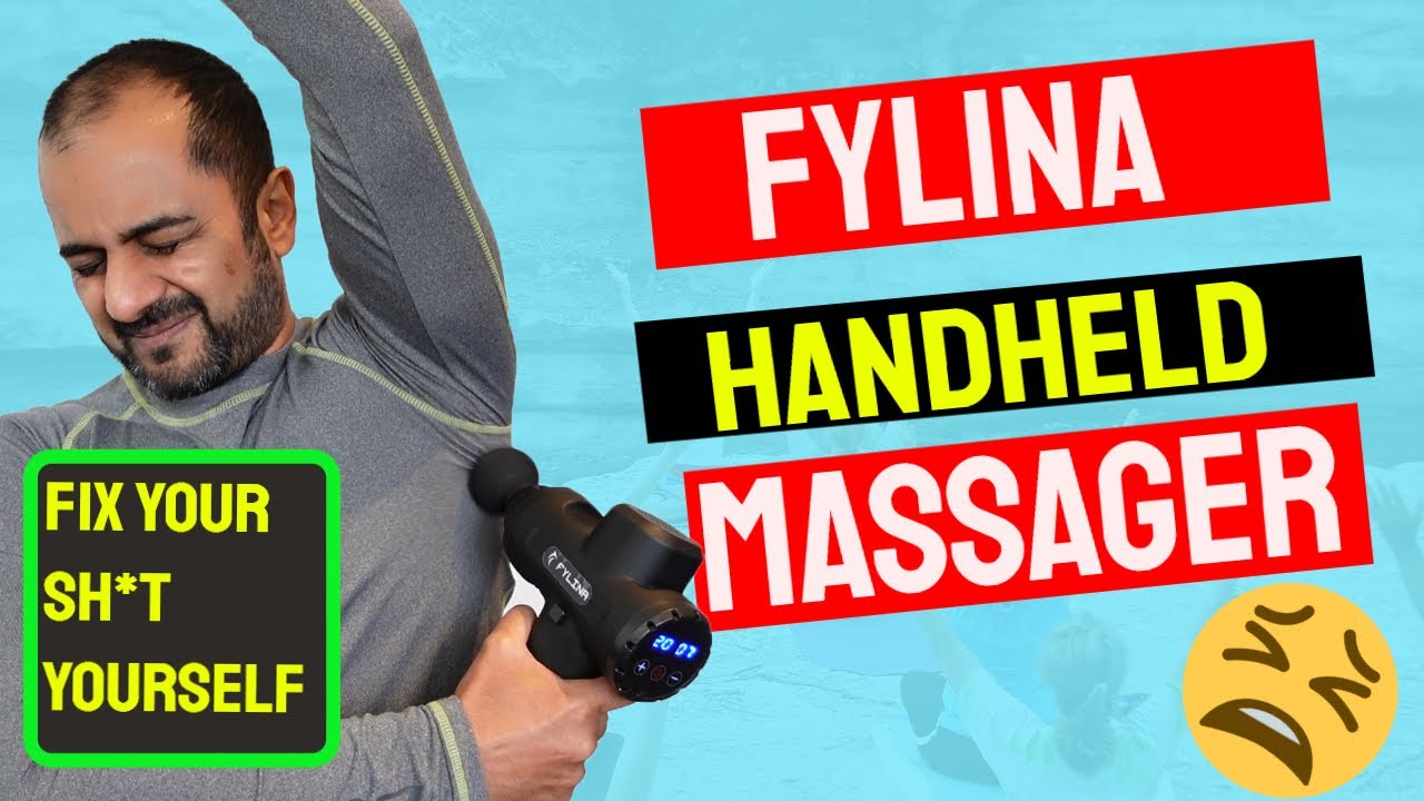 🆕 FYLINA HANDHELD MASSAGE GUN UNBOXING & REVIEW