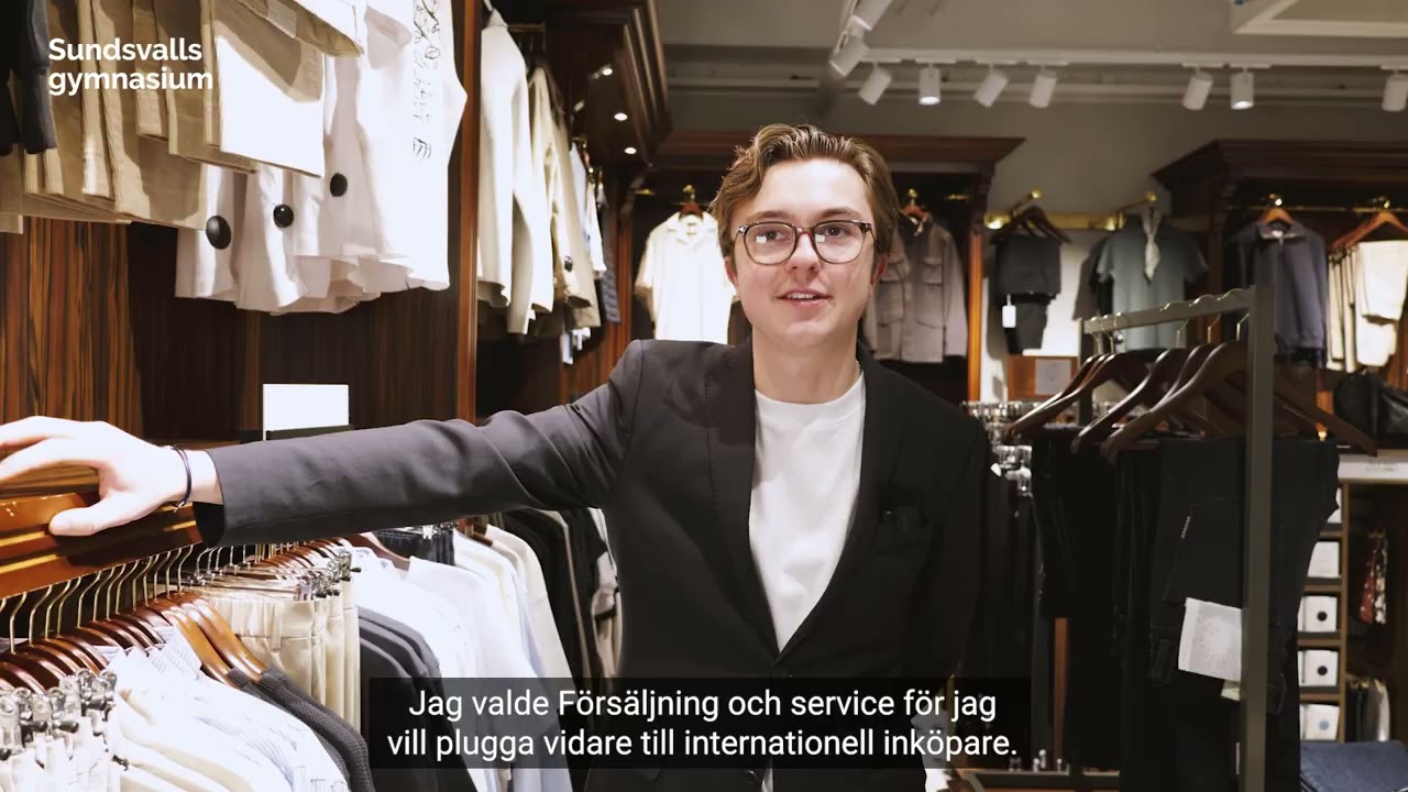 Försäljnings- och serviceprogrammet på Hedbergska skolan