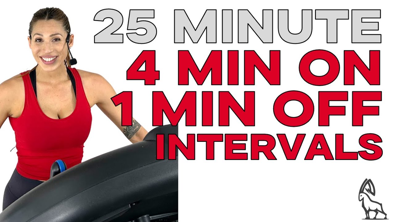 25-Minute - 4 Minutes On, 1 Minute Off | Treadmill Intervals