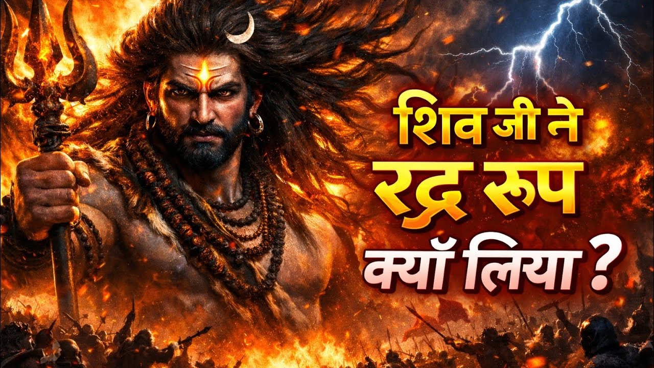 शिव जी ने रुद्र रूप क्यों लिया? | महादेव का भयंकर अवतार | Shiv Rudra Story