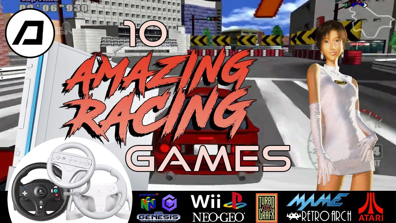 10 Racing Games on a Modded Wii w/ multiple emulators + Steering Wheels!