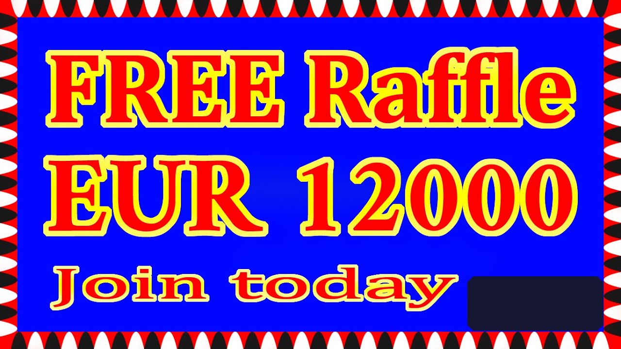 Win 12000 Euro in Free Worldwide & Monthly Reoccurring Raffle - Win 1 of 20+ UBI's Monthly Raffle