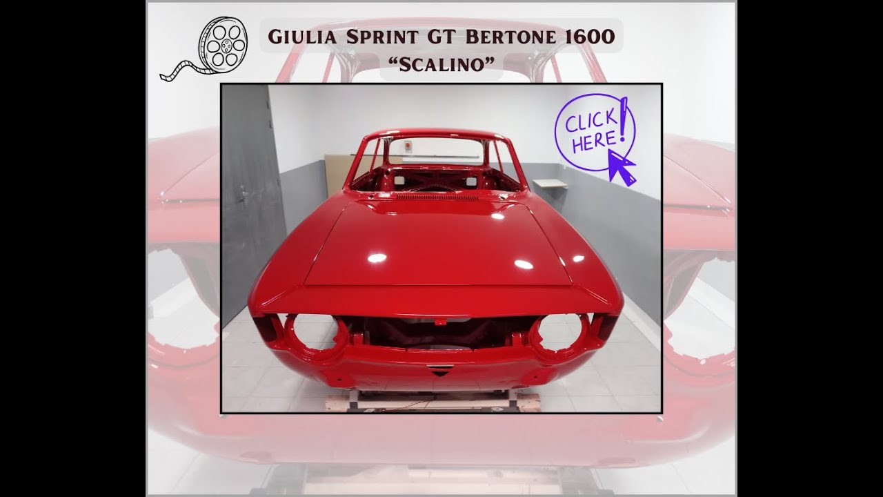 Restauration carrosserie ALFA ROMEO Giulia Sprint GT 1600 