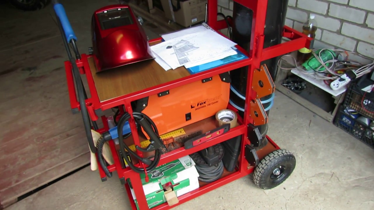 Тележка для сварочного аппарата