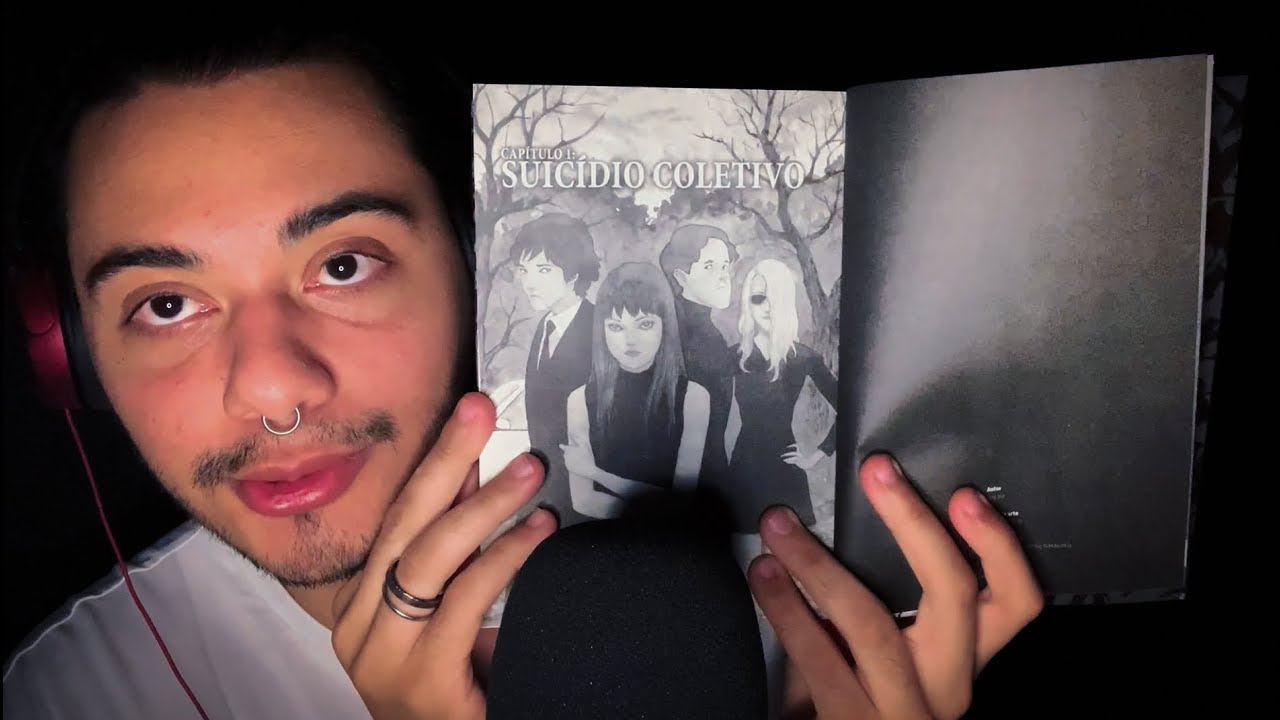ASMR LENDO UMA HISTÓRIA DE TERROR DO JUNJI ITO