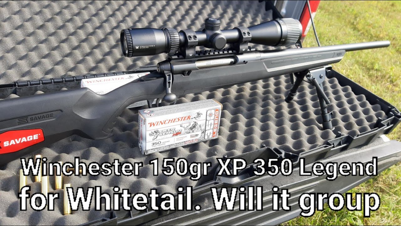 Winchester 150gr XP 350 Legend out of my Savage Axis.
