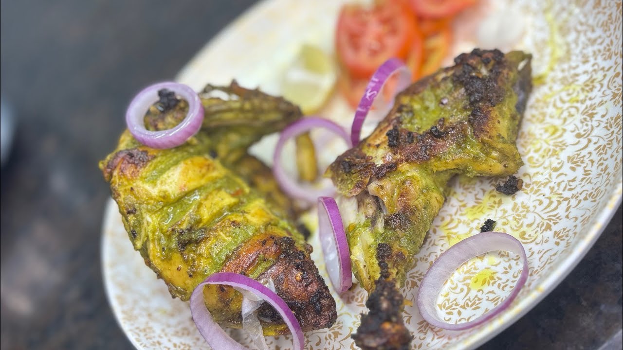 Hara masala chicken tandoori 😋| Chicken tandoori with hara masala| Cook With Meenaz