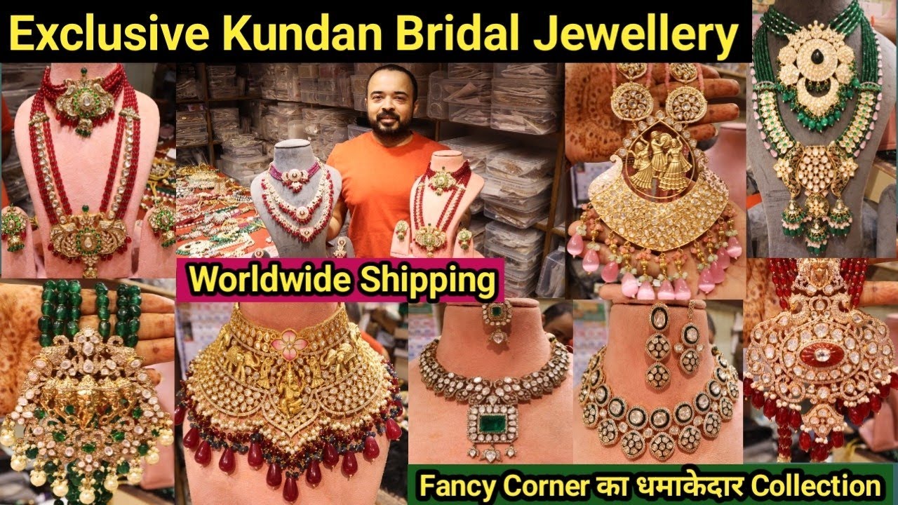 Most Premium Bridal Kundan Jewellery Supplier in India, Royal indian bridal jewellery 2023