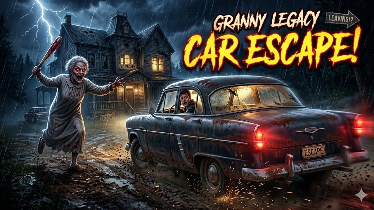 Granny legacy:Normal mode car escape 