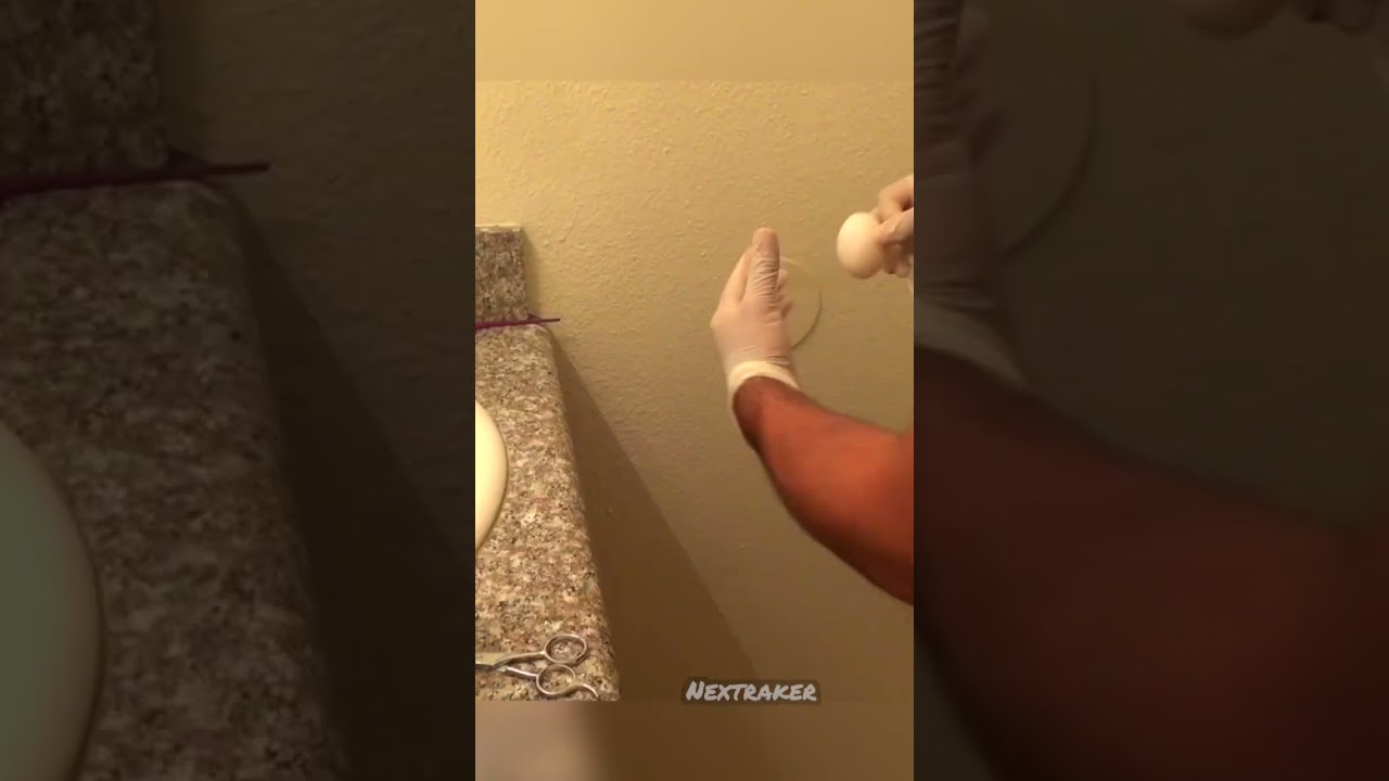 Just a simple egg prank that turns messy