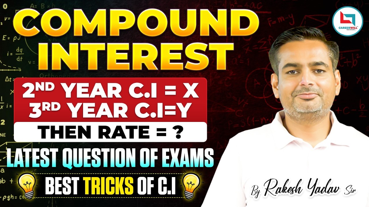Compound Interest | Compound Interest Concept and Trick | Compound Interest by Rakesh Yadav Sir #ssc