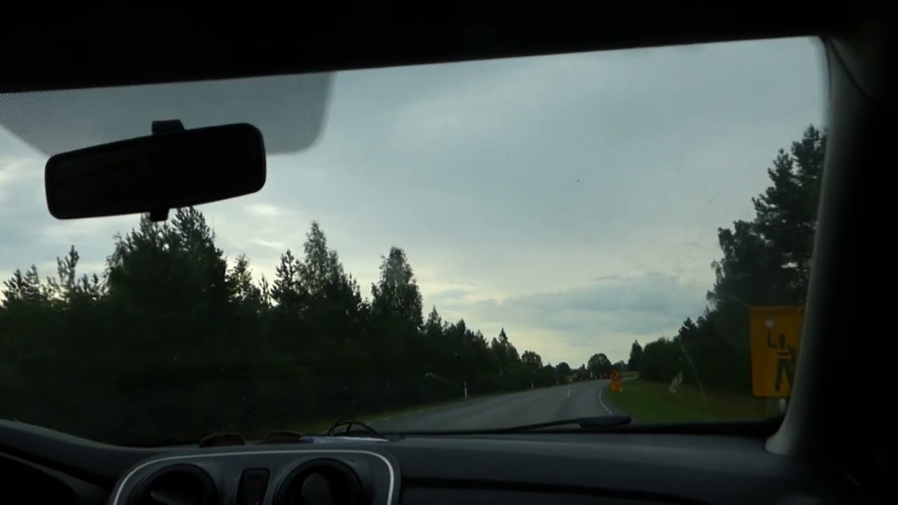 Eesti teed 17 Estonian roads A60 : Haapsalu -Pärnu viies lõik ehk Riisa -Kärbu 17km enne / to Pärnut