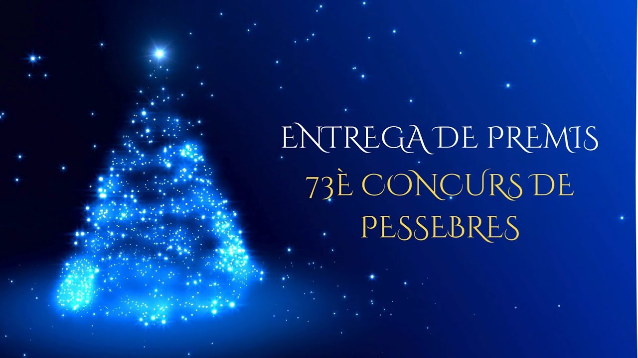 Entrega de Premis del 73è Concurs de Pessebres 2025